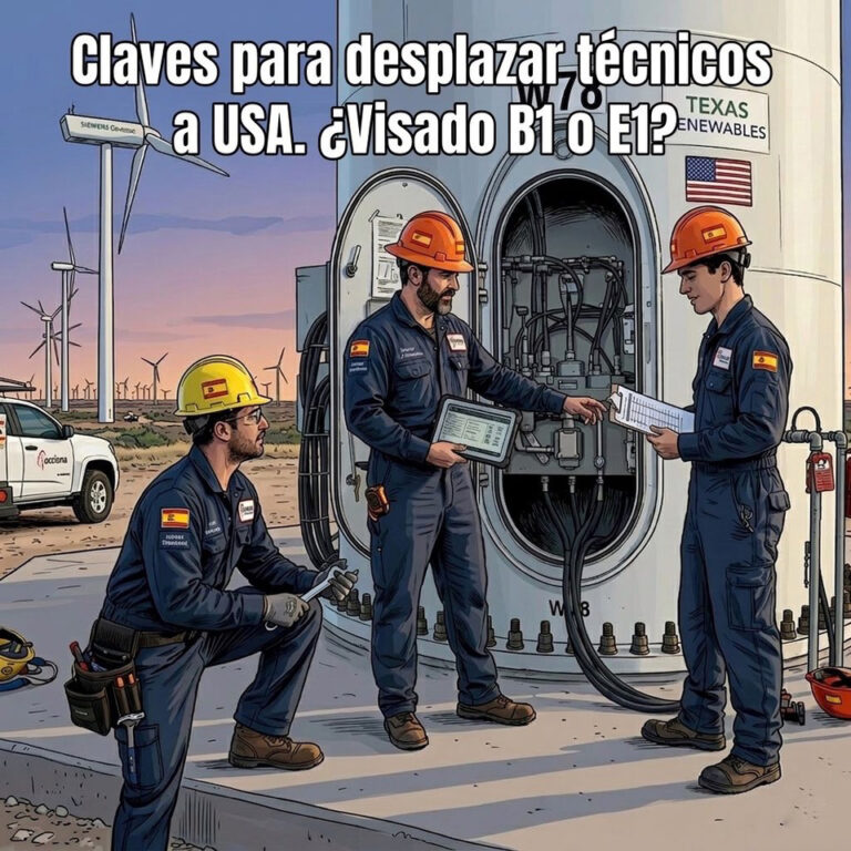 ¿Cuál es el mejor visado para desplazar técnicos de mantenimiento a EE.UU.?